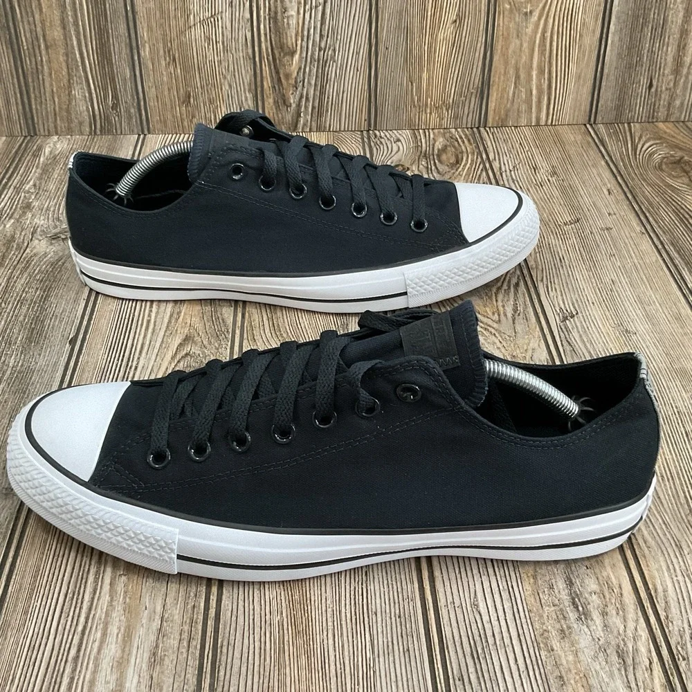 Converse CTAS Low Top Black Gum Soles Athletic Sneakers Shoes Men's Size 12 US